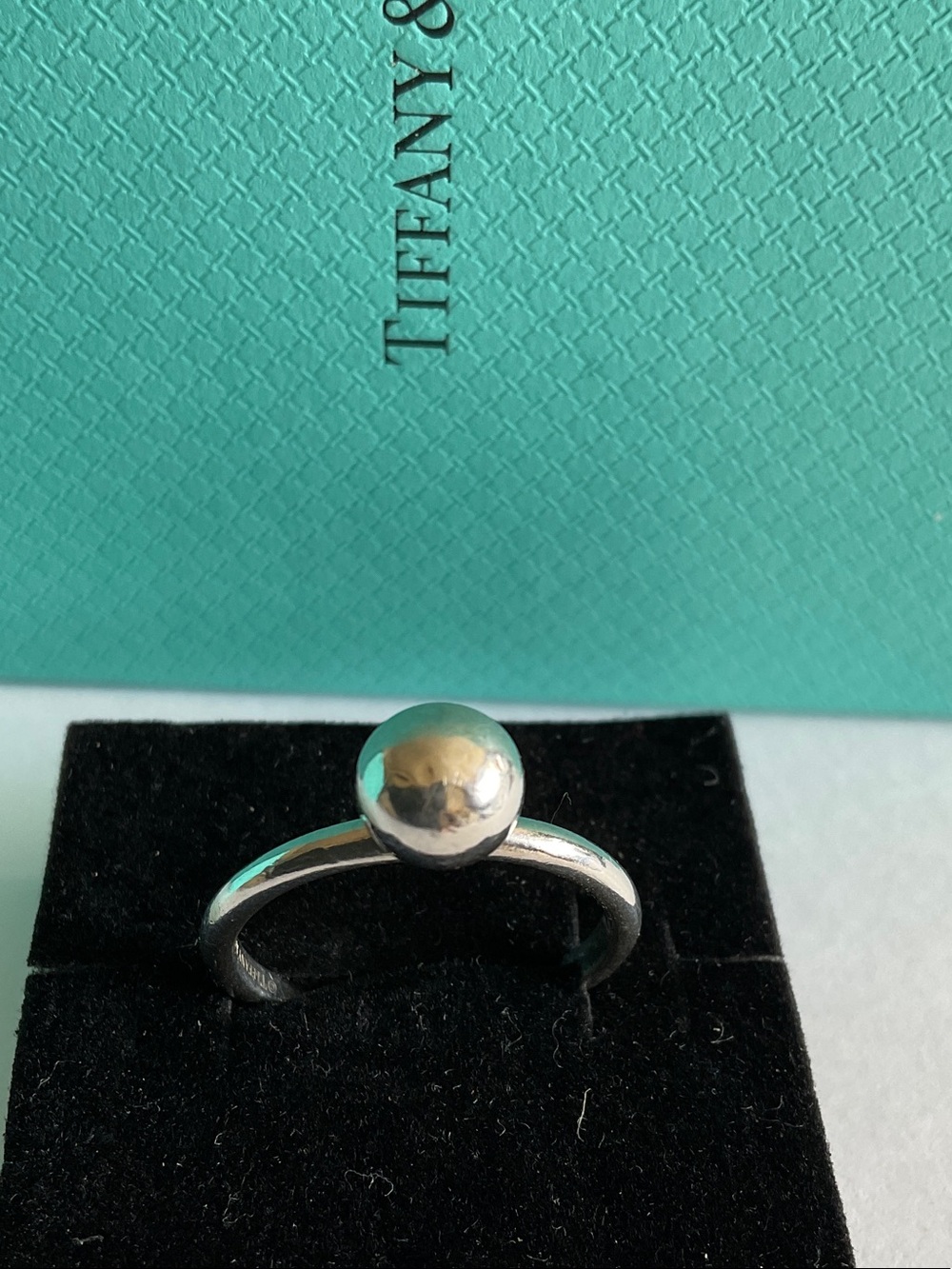 Tiffany & Co. Hardware Ball Ring - Silver